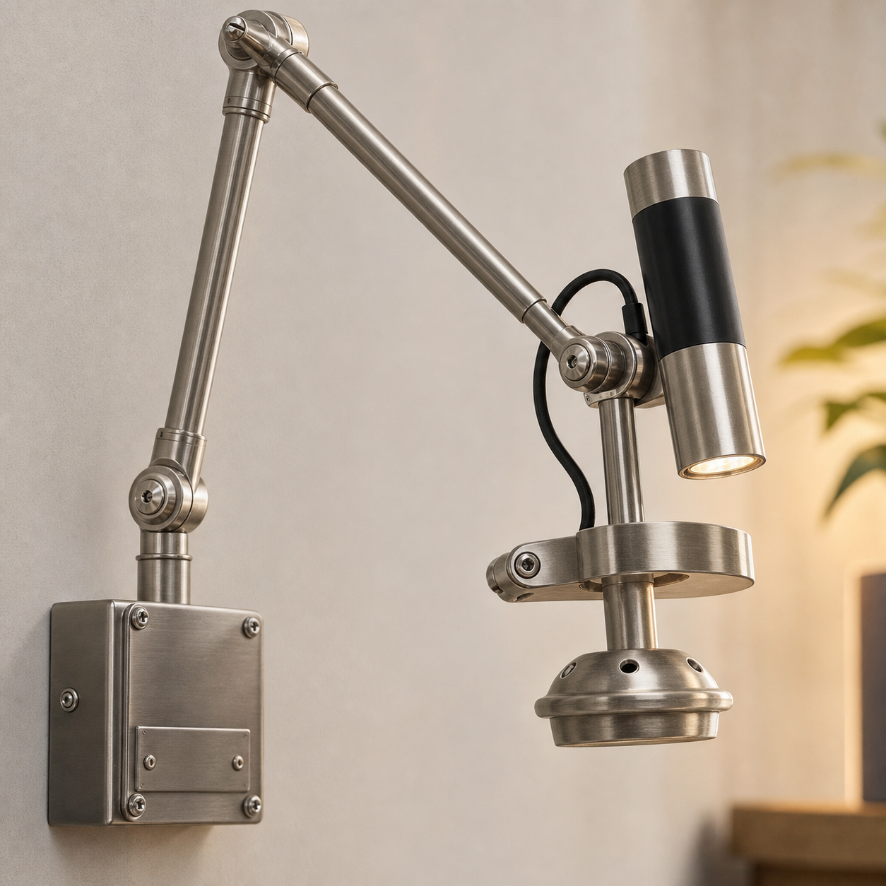 Adjustable arm detail