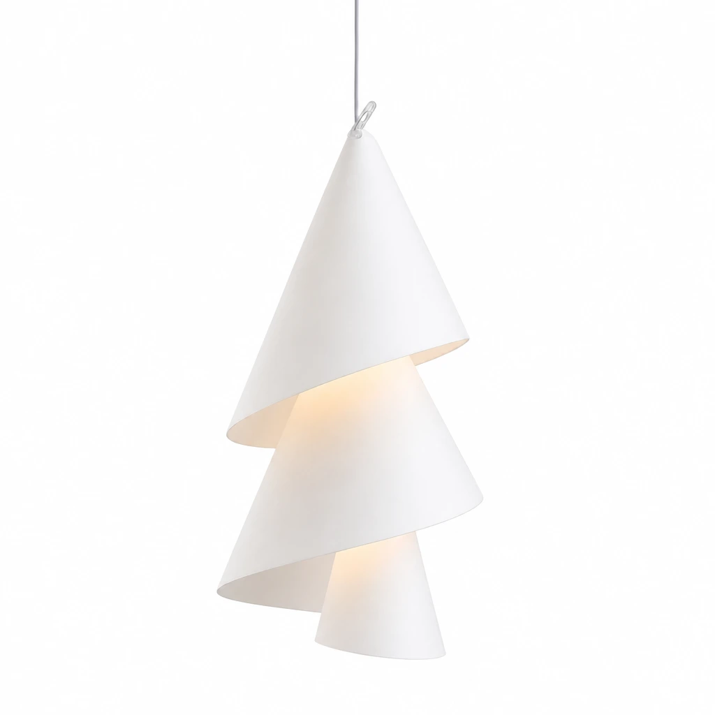 Complete Hard Card Paper white pendant light SKU image