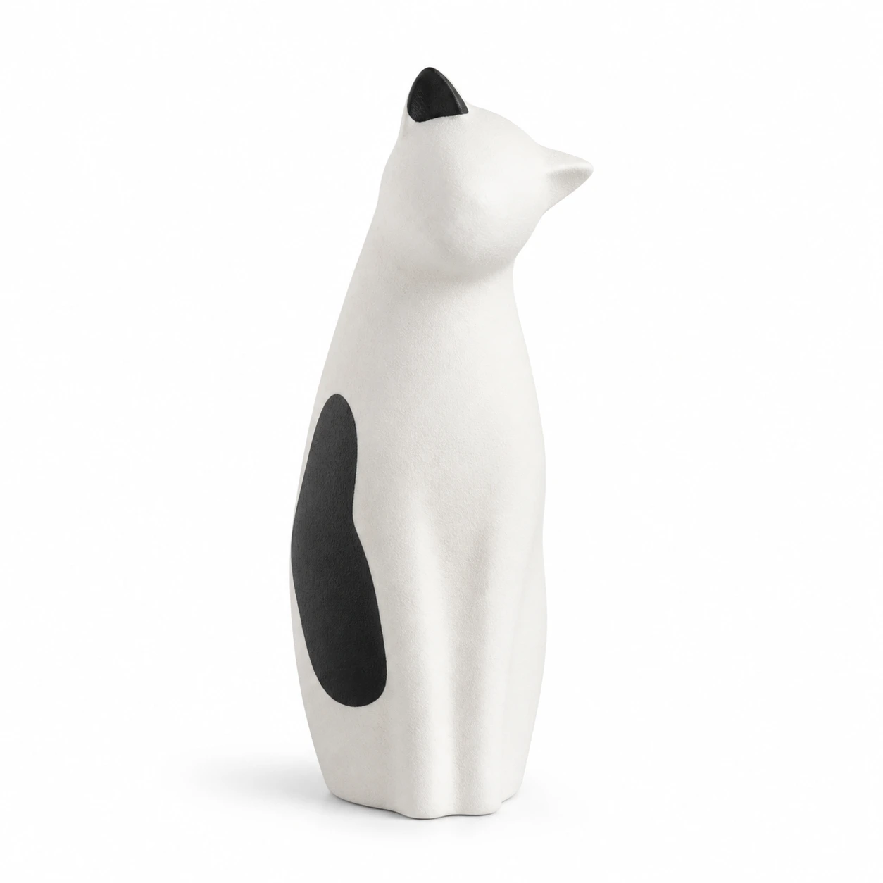 Style F modern cat tabletop ornament on white background