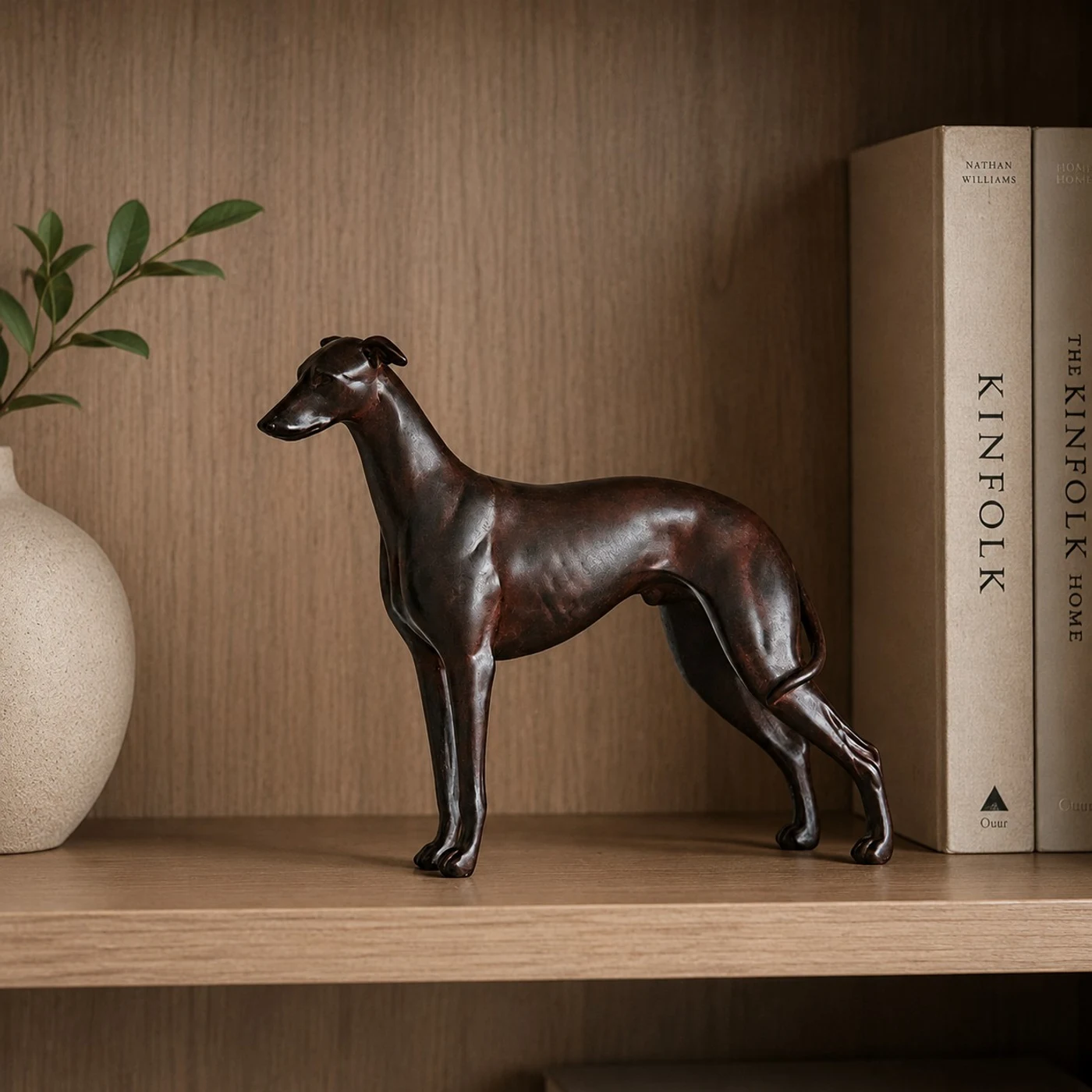 standing shelf scene