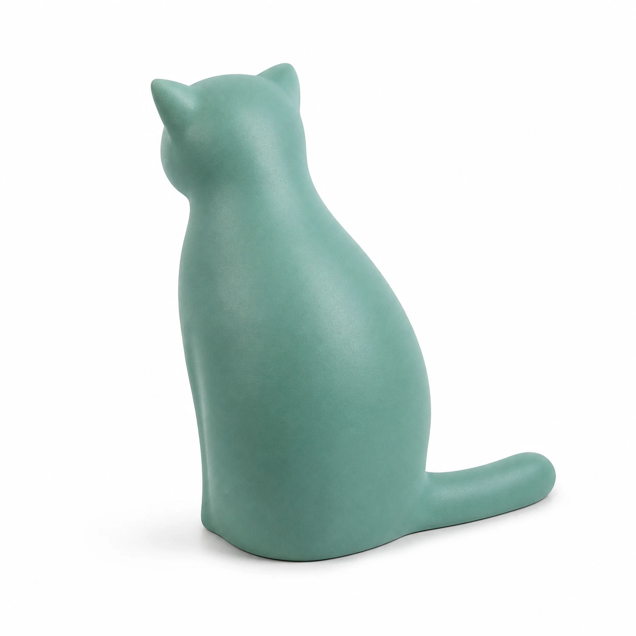 Style C modern cat tabletop ornament on white background